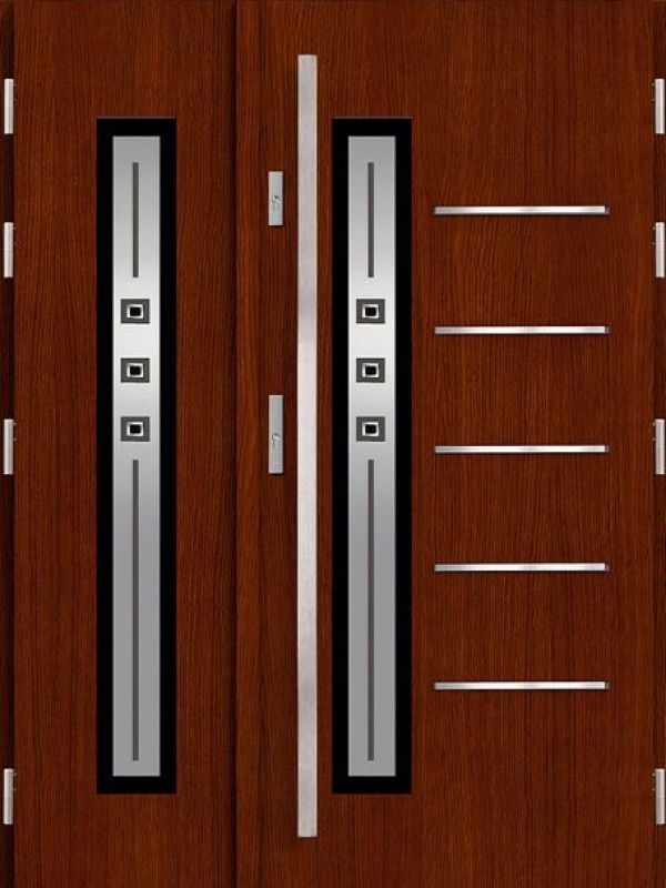 Satin Double doors